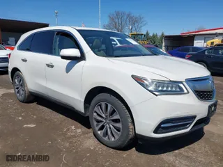 2014 Acura MDX Tech Pkg with VIN 5FRYD4H4XEB009379, listed as a IAAI auction lot 41966672 with 1 mi miles. Bid and sale history available at carsss.com. Image 1.