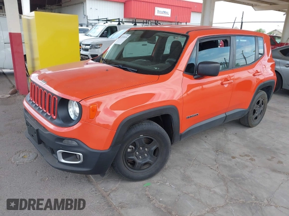 2017 Jeep Renegade Sport with VIN ZACCJAAB5HPE50670, listed as a IAAI auction lot 42192539 with 91,008 mi miles and . Bid and sale history available at DreamBid. Image 17.