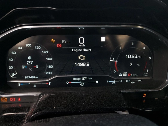 2022 GMC Sierra 1500 with VIN 1GTVUBETXNZ511808, listed as a Copart auction lot 82582724 with 81,748 mi miles and Salvage Title. Bid and sale history available at DreamBid. Image 9.