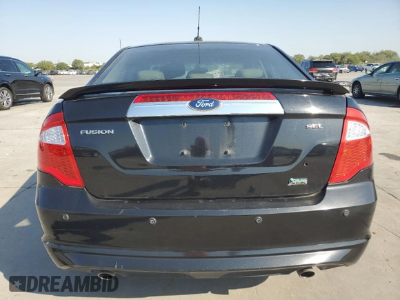 2010 Ford Fusion SEL with VIN 3FAHP0JG0AR343764, listed as a Copart auction lot 74720774 with 164,598 mi miles and Salvage Title. Bid and sale history available at carsss.com. Image 6.