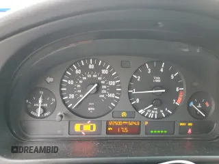 2003 BMW 5 Series 525iA with VIN WBADT43433G034716, listed as a Copart auction lot 79625414 with 122,500 mi miles and Salvage Title. Bid and sale history available at carsss.com. Image 9.