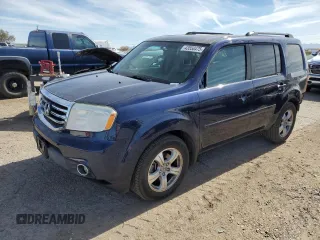 2014 Honda Pilot EX-L with VIN 5FNYF3H76EB025000, listed as a Copart auction lot 43550475 with 107,454 mi miles and Salvage Title. Bid and sale history available at carsss.com. Image 1.