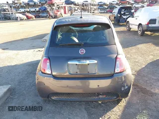 2015 FIAT 500e with VIN 3C3CFFGE3FT603301, listed as a IAAI auction lot 41599133 with 42,635 mi miles. Bid and sale history available at carsss.com. Image 16.