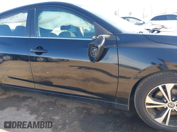 2021 Nissan Sentra SV with VIN 3N1AB8CV6MY221587, listed as a IAAI auction lot 41899533 with 55,317 mi miles and . Bid and sale history available at DreamBid. Image 19.