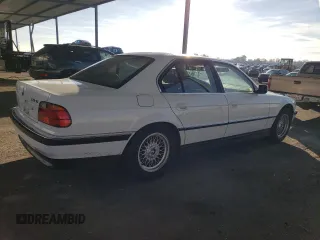1995 BMW 7 Series 740i with VIN WBAGF6320SDH05311, listed as a Copart auction lot 86376034 with 200,275 mi miles and Salvage Title. Bid and sale history available at carsss.com. Image 3.