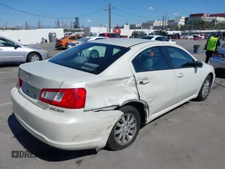 2009 Mitsubishi Galant ES with VIN 4A3AB36F39E018310, listed as a IAAI auction lot 41709468 with 190,710 mi miles. Bid and sale history available at carsss.com. Image 4.