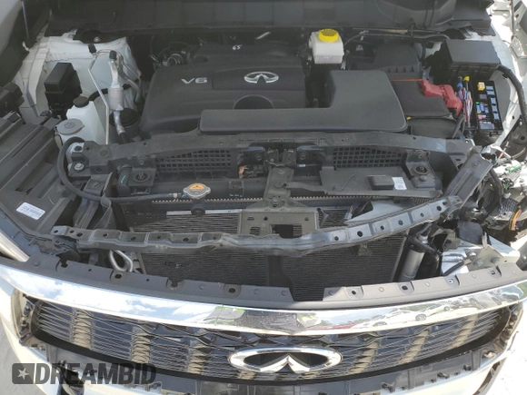 2024 Infiniti QX60 Luxe with VIN 5N1DL1FS7RC338753, listed as a Copart auction lot 61552565 with 24,667 mi miles and Salvage title. Bid and sale history available at DreamBid. Image 12.
