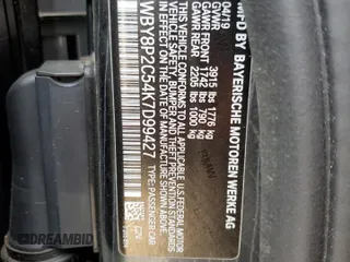 2019 BMW i3 with VIN WBY8P2C54K7D99427, listed as a Copart auction lot 71576363 with 0 mi miles. Bid and sale history available at carsss.com. Image 14.