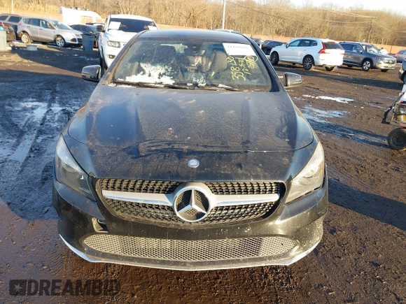2017 Mercedes-Benz CLA with VIN WDDSJ4EB9HN455067, listed as a IAAI auction lot 41188890 with 1 mi miles. Bid and sale history available at carsss.com. Image 12.