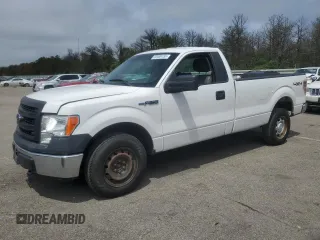 2014 Ford F-150 XL with VIN 1FTMF1EM8EKD77169, listed as a Copart auction lot 63408155 with 145,235 mi miles and Clean title. Bid and sale history available at DreamBid. Image 1.