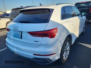 2023 Audi Q3 S line Premium with VIN WA1DECF34P1107427, listed as a IAAI auction lot 42845142 with 43,670 mi miles and . Bid and sale history available at DreamBid. Image 37.