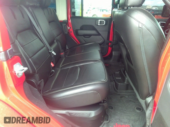 2022 Jeep Wrangler Unlimited Sahara with VIN 1C4JJXP62NW136932, listed as a IAAI auction lot 41486025 with 36,986 mi miles and . Bid and sale history available at DreamBid. Image 8.