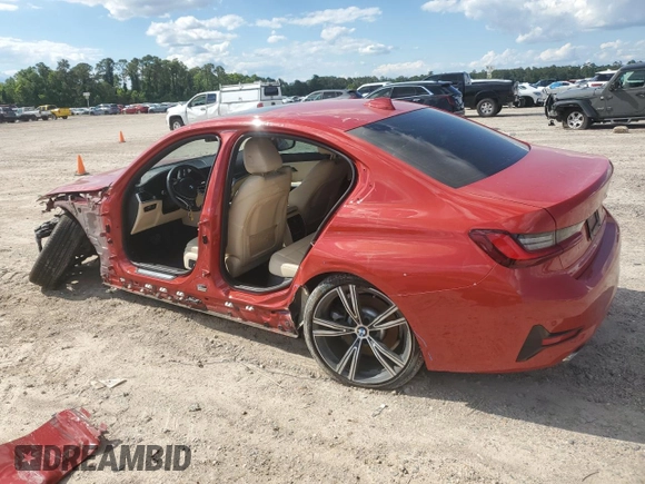 2022 BMW 3 Series 330i with VIN 3MW5R1J06N8C33956, listed as a Copart auction lot 56572065 with 60,867 mi miles and Salvage title. Bid and sale history available at DreamBid. Image 2.