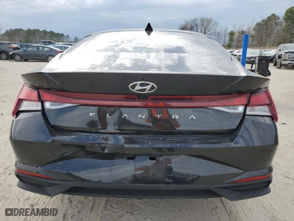 2023 Hyundai Elantra SEL with VIN 5NPLM4AG3PH103320, listed as a Copart auction lot 50024225 with 39,884 mi miles and Salvage Title. Bid and sale history available at carsss.com. Image 6.