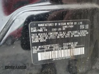 2011 Nissan LEAF SL with VIN JN1AZ0CPXBT005987, listed as a Copart auction lot 84307824 with 154,839 mi miles and Salvage Title. Bid and sale history available at carsss.com. Image 14.