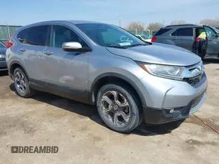 2018 Honda CR-V EX with VIN 7FARW2H59JE059539, listed as a IAAI auction lot 41895078 with 132,631 mi miles and . Bid and sale history available at carsss.com. Image 1.