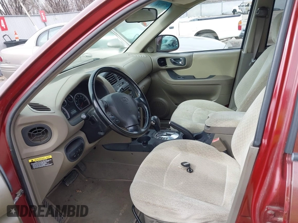 2005 Hyundai Santa Fe GLS with VIN KM8SC73E45U898713, listed as a IAAI auction lot 41791364 with 169,276 mi miles. Bid and sale history available at carsss.com. Image 5.
