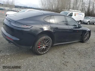 2023 Porsche Panamera S with VIN WP0AB2A70PL130052, listed as a Copart auction lot 46674545 with 12,615 mi miles and Salvage Title. Bid and sale history available at carsss.com. Image 3.