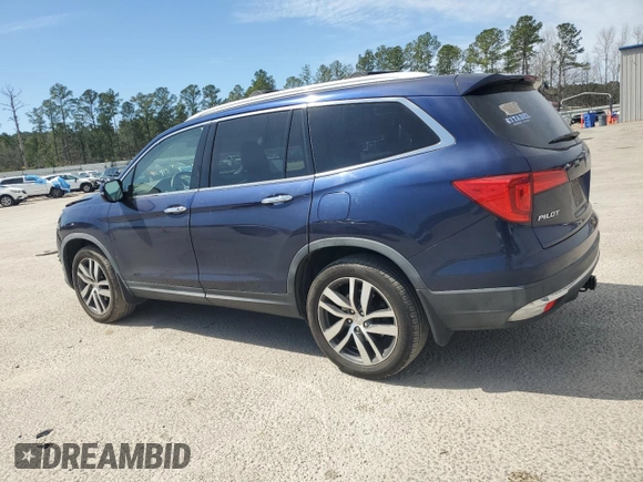 2017 Honda Pilot Touring with VIN 5FNYF6H91HB015580, listed as a Copart auction lot 47575165 with 78,665 mi miles and Clean Title. Bid and sale history available at carsss.com. Image 2.