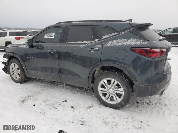 2019 Chevrolet Blazer with VIN 3GNKBCRS8KS585342, listed as a Copart auction lot 45980005 with 78,460 mi miles and Salvage Title. Bid and sale history available at carsss.com. Image 2.