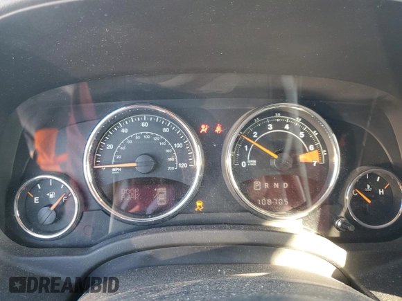 2015 Jeep Compass High Altitude Edition with VIN 1C4NJCEAXFD107712, listed as a Copart auction lot 46393085 with 108,705 mi miles and Salvage Title. Bid and sale history available at carsss.com. Image 9.
