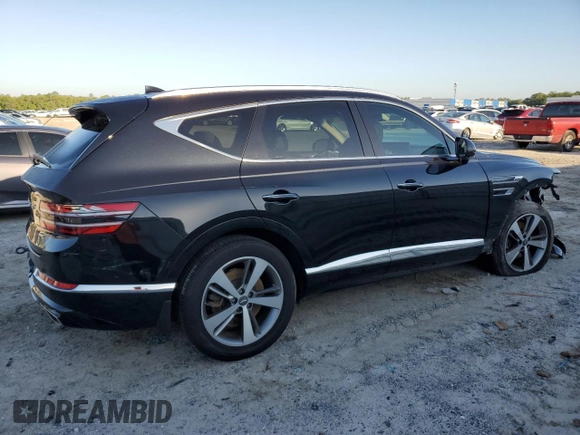 2021 Genesis GV80 with VIN KMUHBDSB0MU047236, listed as a Copart auction lot 57061315 with Not provided miles and Salvage title. Bid and sale history available at DreamBid. Image 3.