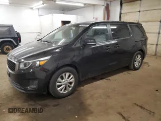2017 Kia Sedona LX with VIN KNDMB5C14H6217797, listed as a Copart auction lot 76383904 with 153,199 mi miles and Non Repairable. Bid and sale history available at carsss.com. Image 1.
