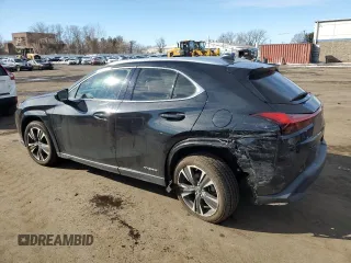 2022 Lexus UX 250h with VIN JTHP9JBH8N2057425, listed as a Copart auction lot 45984885 with 44,924 mi miles and Salvage title. Bid and sale history available at DreamBid. Image 2.