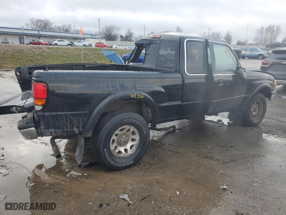 1998 Mazda B-Series 4WD Truck SE with VIN 4F4ZR17X2WTM48762, listed as a Copart auction lot 84469734 with 142,680 mi miles and Salvage Title. Bid and sale history available at carsss.com. Image 3.