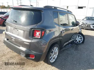2020 Jeep Renegade Latitude with VIN ZACNJABB8LPL25157, listed as a IAAI auction lot 41065402 with 64,982 mi miles. Bid and sale history available at carsss.com. Image 4.