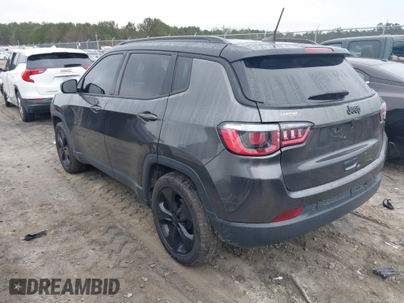 2018 Jeep Compass Latitude with VIN 3C4NJCBB1JT327076, listed as a IAAI auction lot 41185251 with 72,714 mi miles. Bid and sale history available at carsss.com. Image 3.