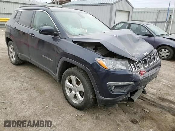 2018 Jeep Compass Latitude with VIN 3C4NJDBB6JT138932, listed as a Copart auction lot 44770095 with 109,540 mi miles and Salvage Title. Bid and sale history available at DreamBid. Image 11.