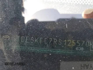 2024 Toyota Sienna Platinum z VIN 5TDESKFC7RS125570, wystawiony jako Copart lot #53282525 z przebiegiem 7298 mil mil oraz Szkoda całkowita • Salvage title. Historia ofert i sprzedaży dostępna na DreamBid. Obrazek 15.