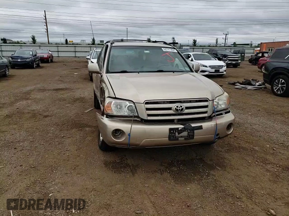 2005 Toyota Highlander with VIN JTEEP21A650087443, listed as a Copart auction lot 86704434 with Not Provided miles and Salvage Title. Bid and sale history available at DreamBid. Image 10.