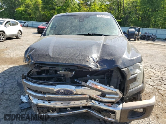 2015 Ford F-150 XLT with VIN 1FTEW1EG9FFC53288, listed as a Copart auction lot 52575555 with 118,816 mi miles and Salvage title. Bid and sale history available at DreamBid. Image 5.