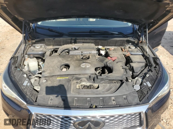 2019 Infiniti QX50 Essential with VIN 3PCAJ5M12KF110487, listed as a Copart auction lot 61981945 with 74,743 mi miles and Salvage title. Bid and sale history available at DreamBid. Image 11.