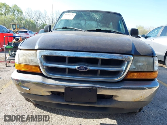 1999 Ford Ranger XL with VIN 1FTYR10C2XUA03848, listed as a IAAI auction lot 42016634 with 79,575 mi miles. Bid and sale history available at carsss.com. Image 6.