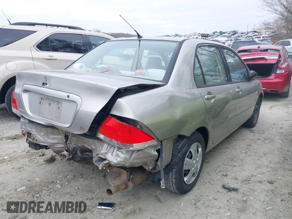 2004 Mitsubishi Lancer ES with VIN JA3AJ26E94U061750, listed as a IAAI auction lot 41262993 with 168,723 mi miles and . Bid and sale history available at DreamBid. Image 4.