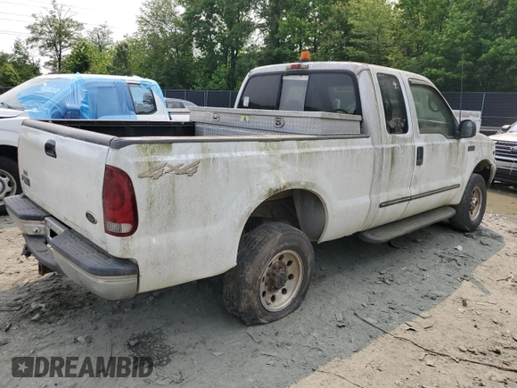 2000 Ford F-250 XL с VIN 1FTNX21L2YEC32524, выставлен на аукционе Copart как лот 59548365 с пробегом 245 547 миль миль и Чистый • Clean title. История ставок и продаж доступна на DreamBid. Изображение 3.