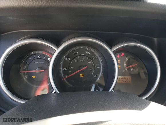 2010 Nissan Versa 1.8 S with VIN 3N1BC1CPXAL436182, listed as a Copart auction lot 49535725 with 176,613 mi miles and Salvage Title. Bid and sale history available at carsss.com. Image 9.