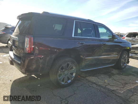 2017 GMC Yukon Denali with VIN 1GKS2CKJ5HR229277, listed as a Copart auction lot 87868105 with 95,714 mi miles and Salvage Title. Bid and sale history available at carsss.com. Image 3.