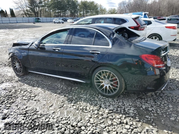 2017 Mercedes-Benz C 63 S AMG with VIN 55SWF8HB7HU200477, listed as a Copart auction lot 45185485 with Not provided miles and Salvage title. Bid and sale history available at DreamBid. Image 2.