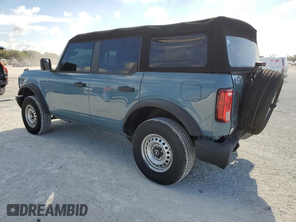 2023 Ford Bronco with VIN 1FMDE5BH2PLA98570, listed as a Copart auction lot 86015914 with 10,262 mi miles and Salvage Title. Bid and sale history available at DreamBid. Image 2.