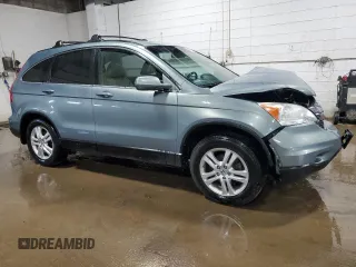 2011 Honda CR-V EX-L with VIN 5J6RE4H74BL055399, listed as a Copart auction lot 60172075 with 152,719 mi miles and Salvage title. Bid and sale history available at DreamBid. Image 4.