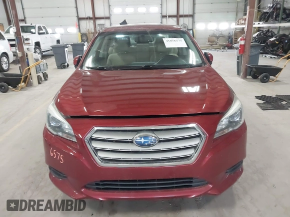 2015 Subaru Legacy 2.5i Premium with VIN 4S3BNBC63F3003455, listed as a IAAI auction lot 41856575 with 202,416 mi miles. Bid and sale history available at carsss.com. Image 12.
