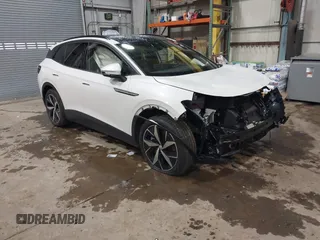 2023 Volkswagen ID.4 Pro with VIN 1V2VMPE8XPC032737, listed as a IAAI auction lot 41207890 with 17,158 mi miles and . Bid and sale history available at DreamBid. Image 1.