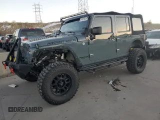2014 Jeep Wrangler Unlimited Sahara with VIN 1C4BJWEG1EL122709, listed as a Copart auction lot 81367824 with 81,501 mi miles and Salvage Title. Bid and sale history available at carsss.com. Image 1.
