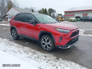 2022 Toyota RAV4 Prime XSE with VIN JTMEB3FVXND082100, listed as a IAAI auction lot 41304310 with 34,810 mi miles. Bid and sale history available at carsss.com. Image 1.