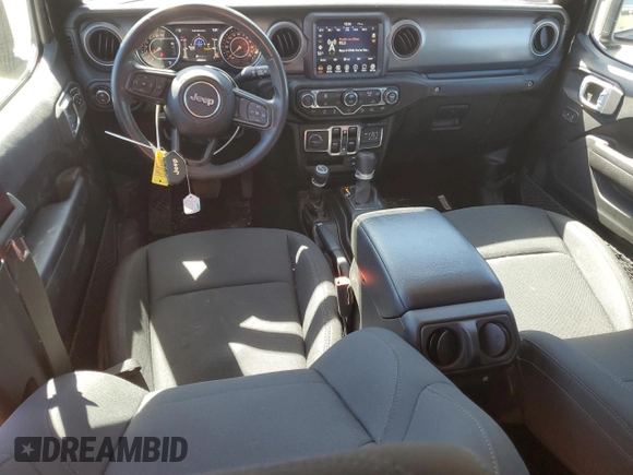2021 Jeep Gladiator Willys with VIN 1C6HJTAG9ML592006, listed as a Copart auction lot 46604605 with 14,022 mi miles and Clean title. Bid and sale history available at DreamBid. Image 8.