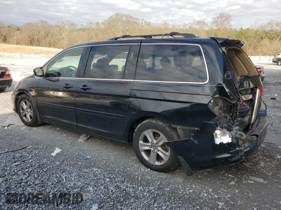 2008 Honda Odyssey Touring with VIN 5FNRL38968B022567, listed as a Copart auction lot 44445385 with 176,391 mi miles and Salvage Title. Bid and sale history available at carsss.com. Image 2.